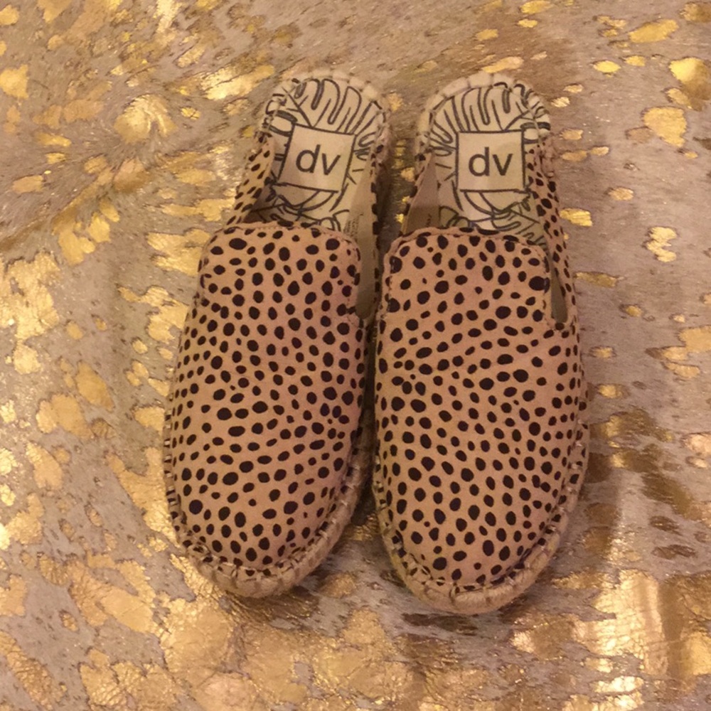 Dolce Vita suede espadrille slides